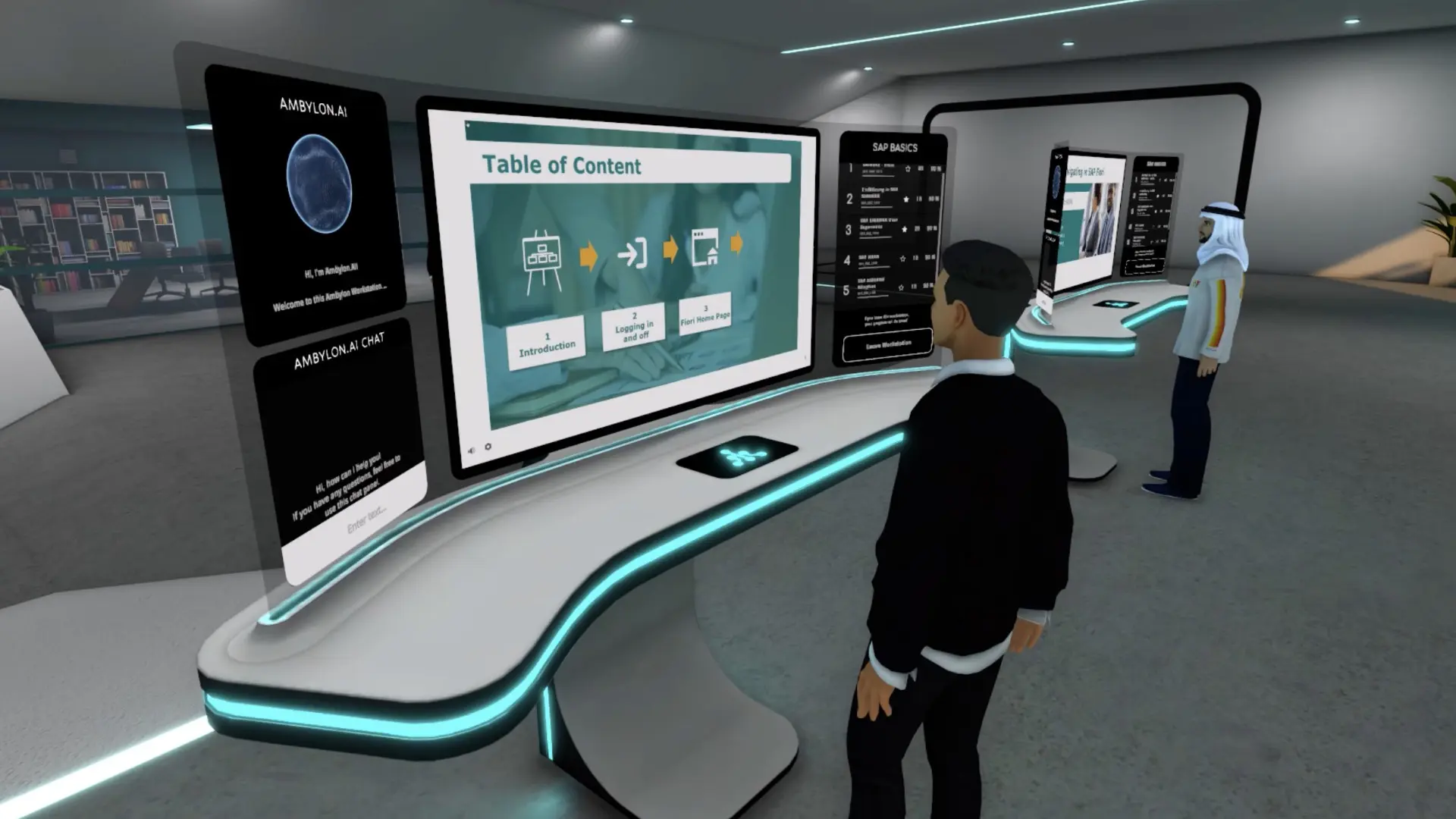 Image of the Ambylon 3D classroom